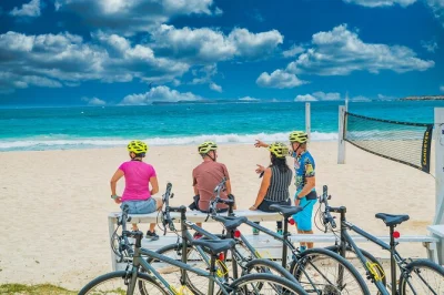 Ride an e-bike along sint maarten’s coastline & through multicultural neighborhoods with a local guide. includes helmet, bottled water, and a beach stop.
