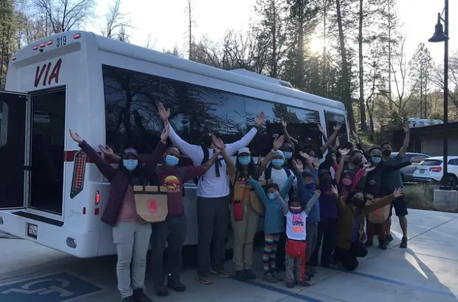 Tour privato in bus a Yosemite con pick-up in hotel