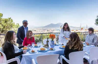 Cena de 4 tiempos con demostración de cocina en Cava de' Tirreni