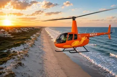Wright Brothers Helicopter Tour: Outer Banks from the air