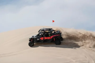 Ride a can-am utv through sand hollow’s dunes, rocks, and reservoir with a local guide. private tour for your group, includes gear and flexible start time.