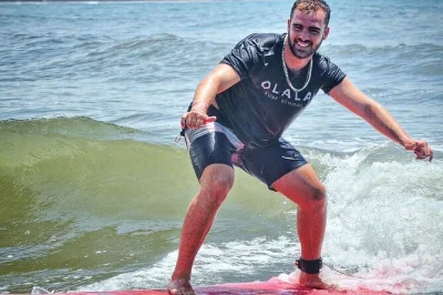 Impara a fare surf a punta de buritaca con lezioni in piccoli gruppi, istruttori esperti e caffè colombiano. tutta l’attrezzatura inclusa. prenota oggi la tua lezione di surf!