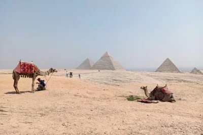 Entdecke die pyramiden von gizeh, die sphinx, saqqara & memphis bei einer ganztagestour ab kairo oder gizeh. inklusive hoteltransfer, mittagessen und Ägyptologen als guide.