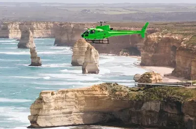12 Apostles helicopter tour from Melbourne: Private landing