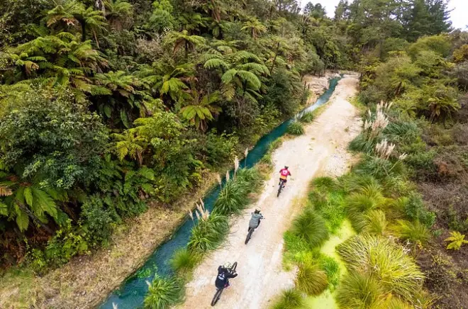 Huka Falls : Aventure guidée en vélo électrique à Taupo