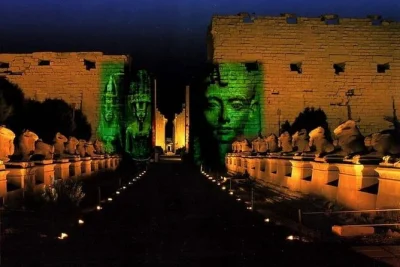 Experience luxor’s karnak temple at night with a private sound & light show, local guide, and hotel pickup. book now for an evening you won’t forget.