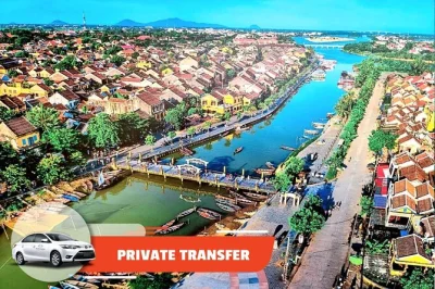 Transfer privado do aeroporto de da nang ao centro de hoi an, com carro com ar-condicionado e motorista local. serviço porta a porta para uma chegada tranquila. reserve já!