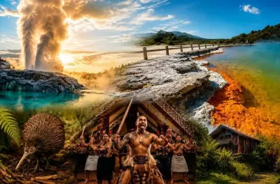 Rotorua depuis Hamilton : Wai-O-Tapu, Te Puia et haka inclus