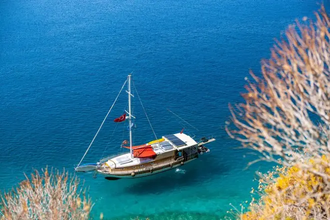 Sunset cruise from Kas: Swim at Pigeon Island