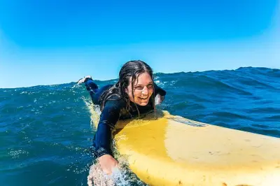 Surfing Lesson in Santa Barbara: 2-Hour Intro at Mondo's Beach