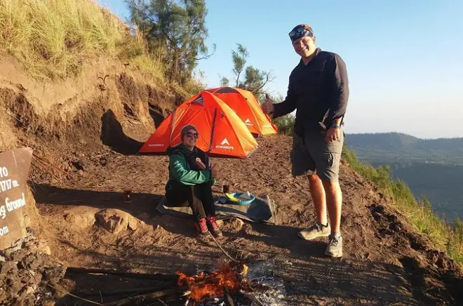 Mount Batur 2 Tage Camping mit Übernachtung, Sonnenauf- und -untergang