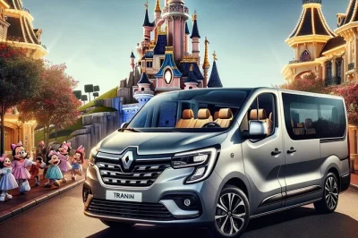 Transporte privado do aeroporto de paris até a disneyland com motorista local. serviço inclui recepção na área de desembarque, ajuda com bagagem e wi-fi a bordo para até 8 pessoas.