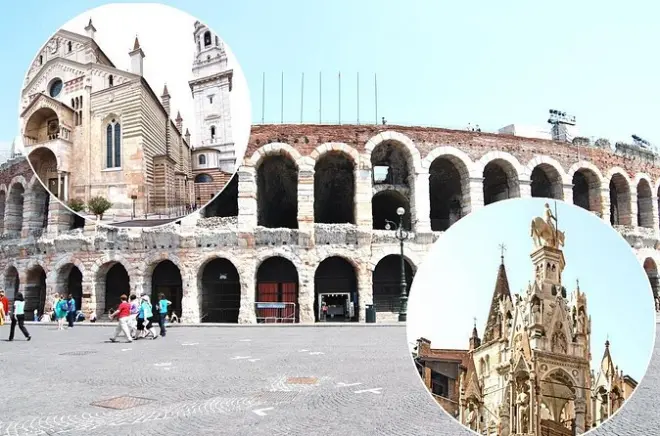 Tour privado em Verona para crianças: Arena e varanda de Julieta