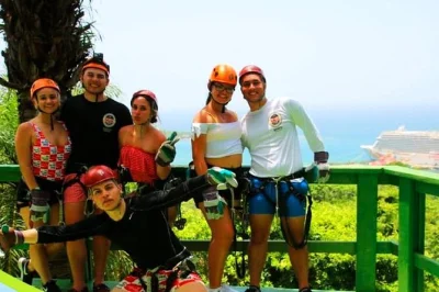 Fly the king kong zipline, meet sloths & monkeys, and taste local chocolate in roatan. includes private shuttle, entry fees, and a friendly local guide.