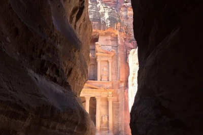 See petra’s ancient city and ride through wadi rum on a private day trip from amman. includes hotel pickup, 4x4 jeep tour, and local guide in the desert.