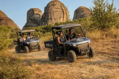Conduite de buggy électrique à Meteora avec visite de monastères