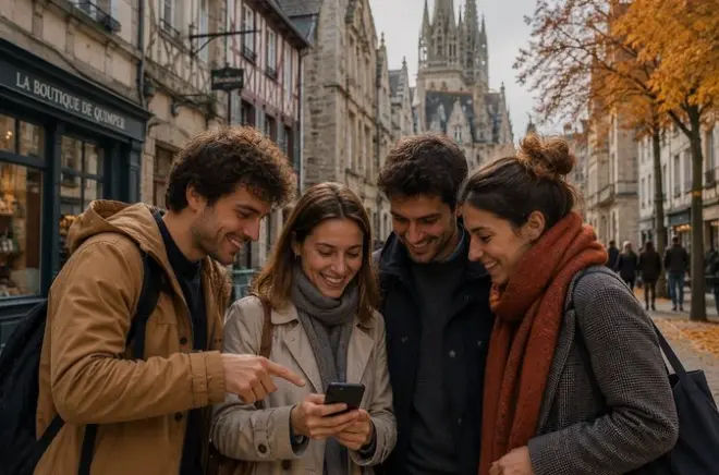 Outdoor Escape Game in Quimper: Solve puzzles on your schedule