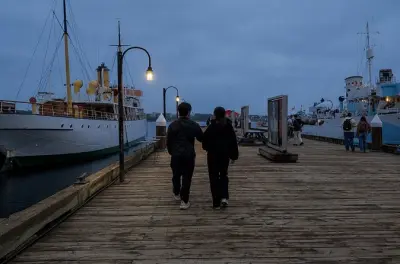 Tour de fantasmas en Halifax: Centro embrujado al anochecer