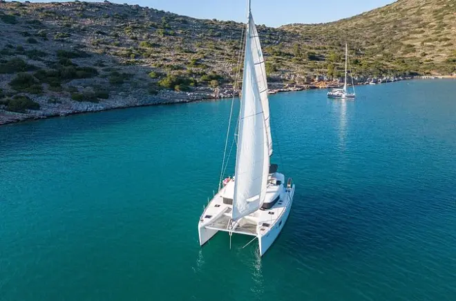 Private Catamaran Cruise Agios Nikolaos: Swim & Snorkel Mirabello