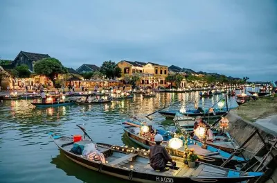 Hoi An: Montanhas de mármore, passeio de barco e mercado noturno
