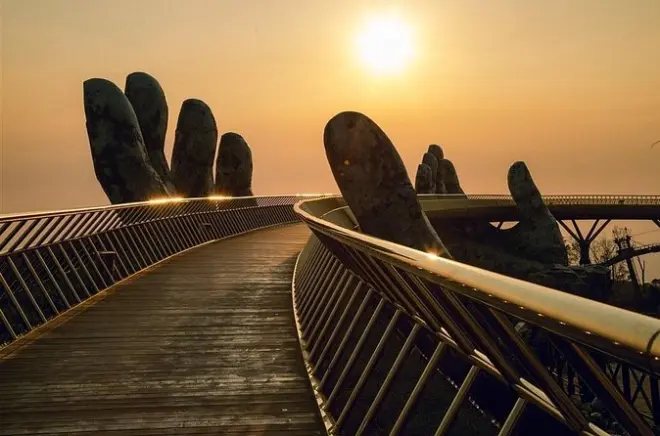 Ponte Dourada e Ba Na Hills: Teleférico e grupo pequeno