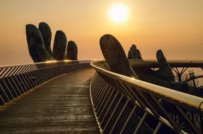 Ponte Dourada e Ba Na Hills: Teleférico e grupo pequeno