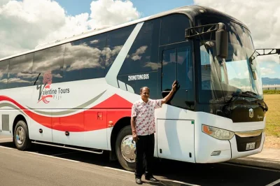 Arrive in fiji and get a shell lei greeting before your shared shuttle takes you from nadi airport to your hotel. includes pickup, local driver, and flexible stops.