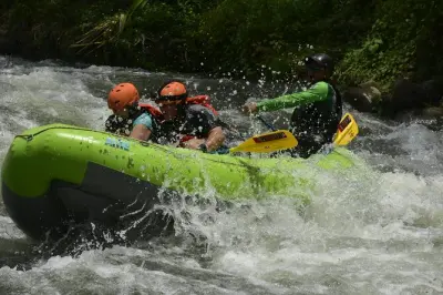 Rafting classe II et III sur le río Balsa près de La Fortuna