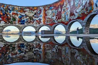 Travel to kazbegi with a local guide, visit gergeti church, ananuri fortress, and gudauri. includes hotel pickup, private transport, and georgian lunch.