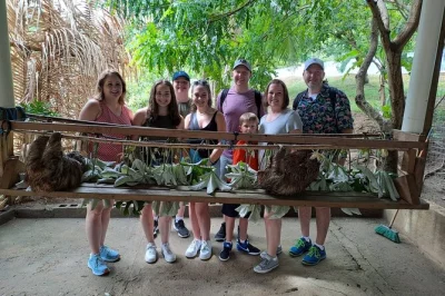 Meet monkeys and sloths in roatan’s jungle, taste local rum and cake, and explore the island’s history with a local guide. includes private transport.