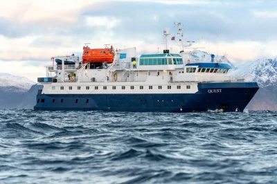 Descubre un crucero ártico de 24 horas desde tromsø con auroras boreales, avistamiento de ballenas, todas las comidas y guías expertos. reserva ya esta aventura inolvidable.