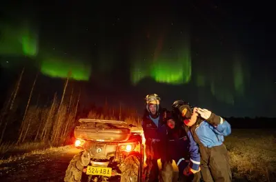 Conduce un ATV en Rovaniemi y persigue la aurora boreal