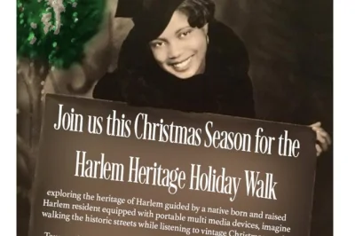 Explore as ruas decoradas de harlem, sua história e música ao vivo de natal com um guia local. inclui visita ao schomburg center e concerto natalino.