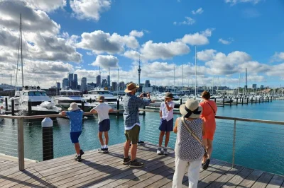 Descubre auckland, la playa de piha y la selva de waitakere con un guía local. incluye recogida en hotel, snacks y horario flexible.