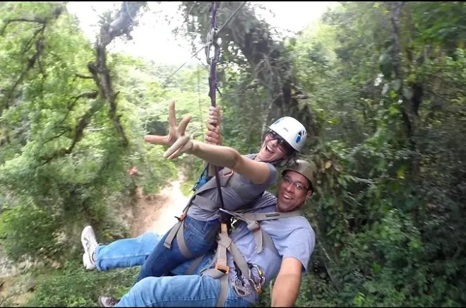 Ziplining in Samana: 12 lines over Lulu Waterfalls