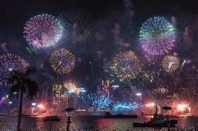 New Year's Eve Cruise Victoria Harbour: 85ft Yacht Countdown