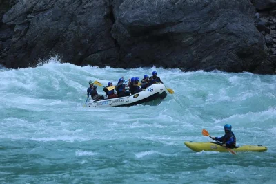 Experience a full day of white water rafting on the ganga in rishikesh with expert guides. includes transport, safety gear, and riverside lunch. book now.