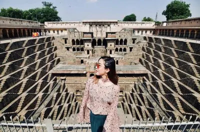 Chand Baori et Jaipur en véhicule privé, excursion d'une journée