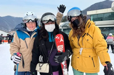Seoul, jisan forest ski resort, ski-anfänger, geführter tagesausflug mit abholung, ski-verleih & kurzer kurs. jetzt ski-erlebnis sichern!