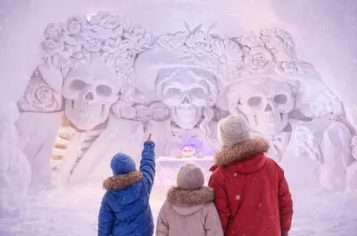 Levi SnowVillage Tour mit Eintritt: 3 Stunden