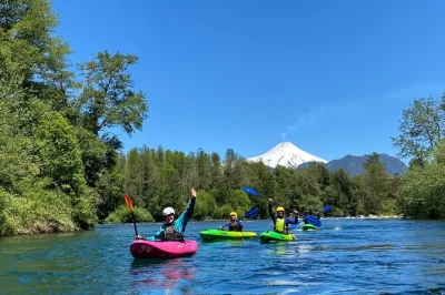 Kayak the liucura river near pucón with a local guide. includes private pickup, all equipment, and photos. small groups for a safe, real adventure.