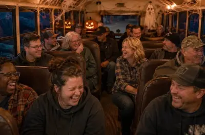 Visite fantômes à Pigeon Forge : Bus comique avec histoires locales