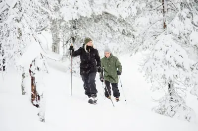 Pyhä-Luosto wilderness skiing: Altai skis, no experience needed
