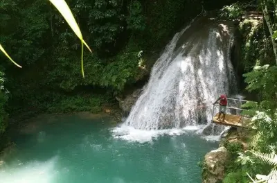 Blue Hole Wasserfälle ab Ocho Rios mit Schwimmen, Springen & Schaukel