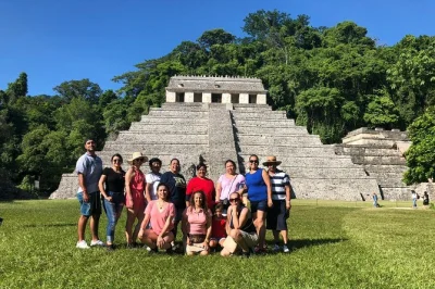 Explore palenque ruins, swim at agua azul, and visit misol-ha waterfall in chiapas. includes tickets, transport, and guide. book your adventure now.