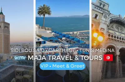 Tunis Medina, Carthage & Sidi Bou Said private tour with pickup