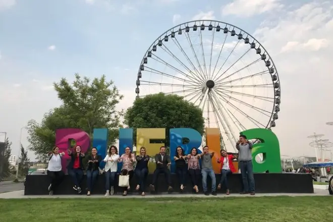 Estrella de Puebla Riesenrad: 80 Meter hohe Stadtblicke