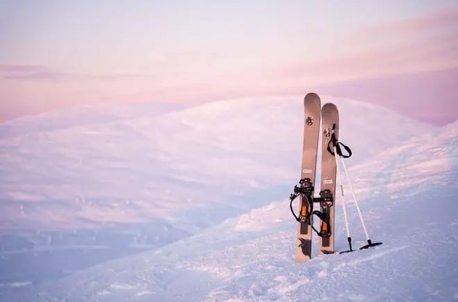 Ski hors-piste à Levi avec guide photo
