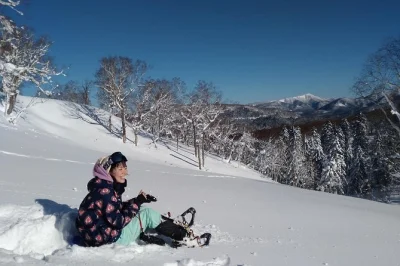 Snowshoe through hokkaido’s quiet forests near sapporo, spot wildlife, and relax in a traditional jozankei onsen. includes hotel pickup, guide, and lunch.
