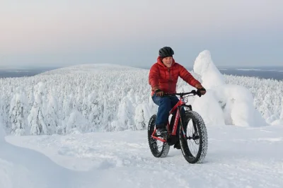 Ride an electric fatbike up lampivaara fell in luosto, dig for your own amethyst with a local guide, and sip warm berry drinks. book now for a unique lapland day.